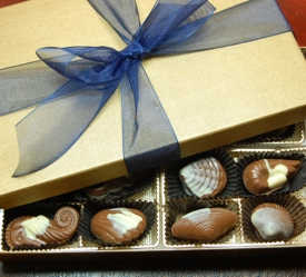 Belgian Chocolate Seashells