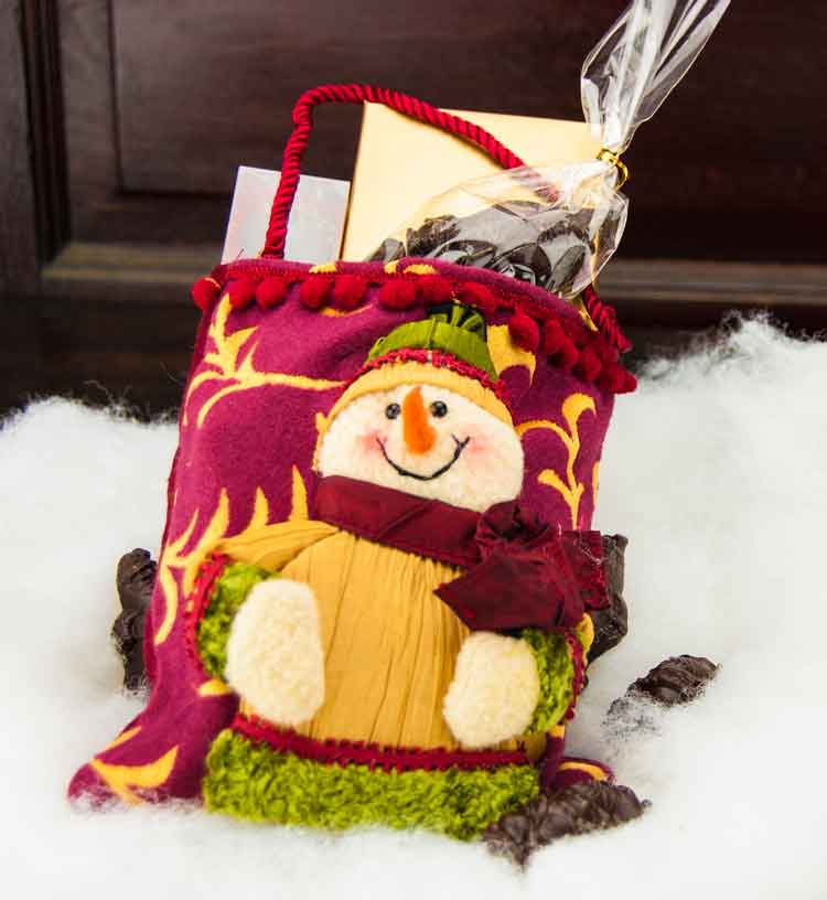Vegan Snowman Tote