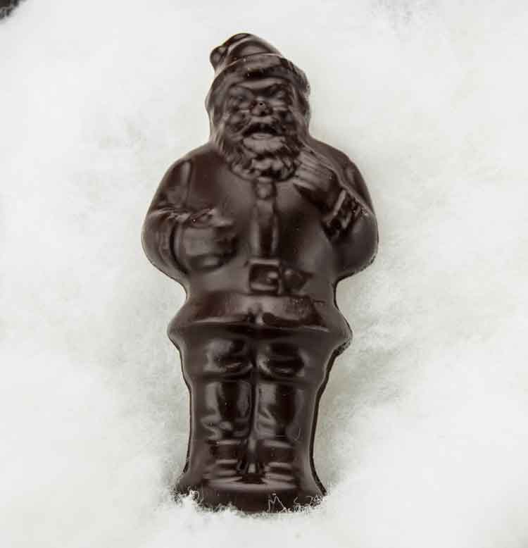 Vegan Chocolate Santa Set